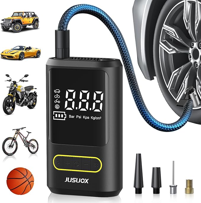 Tire Inflator Portable Air Compressor, Electric